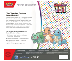 Pokemon 151 - Scarlet & Violet Poster Collection Box - EN - NEU & OVP Sealed - Image 2