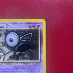 Unown [F] 48/75 Neo Discovery Regular First Edition Pokemon Card - Image 3
