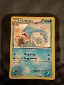 Pokemon Gyarados TCG 24/124 Holo Rare Dragon Exalted Card Near Mint - Image 1