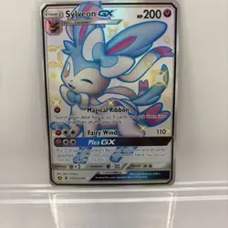 Hidden Fates Shiny Vault Sylveon GX Card SV76/SV94 NM Condition - Image 1