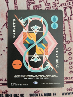 MTG Narset's Reversal Borderless Secret Lair Encyclopedia of Magic NM - Image 1