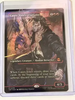 Casey Jones, Vigilante Showcase Teenage Mutant Ninja Turtles Foil 286 - Image 1