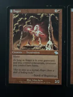 2x Anger Judgment Magic The Gathering Mtg 77/143 LP UP - Image 2