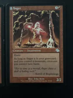 2x Anger Judgment Magic The Gathering Mtg 77/143 LP UP - Image 3