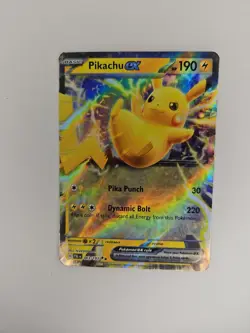 Pokemon TCG Paldea Evolved Pikachu EX 63/193 Double Rare - Image 1