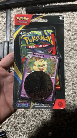 Pokemon Mega Evolution Phantasmal Flames Booster Pack Whimsicott Promo Coin 2025 - Image 1