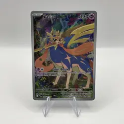 Zacian 100/094 Illustration Rare Holo ME02: Phantasmal Flames Pokemon NM - Image 1
