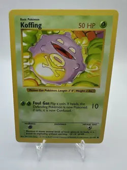 Koffing 51/102 - Base Set - Vintage 1999 - Pokemon TCG - Image 1