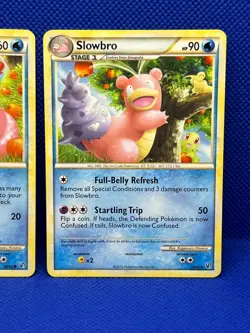 Pokemon Tcg Slowpoke 66/90 & Slowbro 38/90 Undaunted Non Holo - Image 3