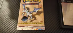 1st Edition Fossil Pokemon Booster Pack Aerodactyl Factory Sealed 21 Grams 742818060714 - Image 4