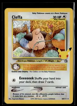 Pokemon TCG Celebrations: Classic Collection #20/111 Cleffa - Image 1
