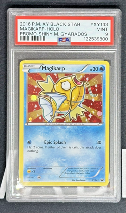 2016 Magikarp Holo Black Star Promo Shiny M.Gyarados PSA 9 Pokemon (2nd) - Image 1