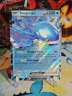 Pokemon Card Kyogre ex 178 Ultra Double Rare Holo Black Star Promo SVP - Image 1