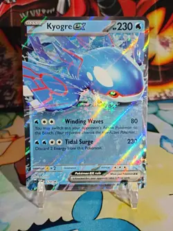 Pokemon Card Kyogre ex 178 Ultra Double Rare Holo Black Star Promo SVP - Image 2