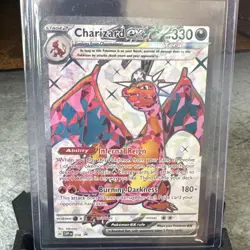 Mint Pokemon TCG Charizard ex SVP 056 Holo Black Star Promo Card - Image 1