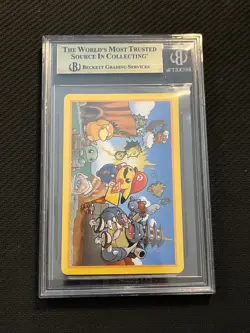 2016 Pokemon Center Mario Pikachu Playing Card – 8 Of Hearts BGS 10 Pristine - Image 3