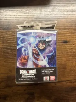 Dragon Ball Super Card Game Fusion World Official Card Case 01 Son Goku Sealed - Image 1