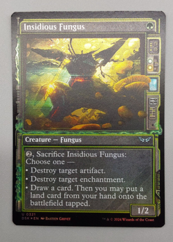 Insidious Fungus MTG DSK 0321 Foil Showcase NM 2024 - Image 1