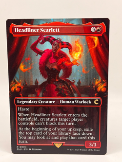 Magic MTG - Headliner Scarlett (Borderless) - Ravnica: Clue Edition - Image 1