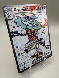Pokemon Greninja EX 198/167 Ultra Rare Twilight Masquerade Holo NM - Image 2