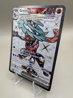 Pokemon Greninja EX 198/167 Ultra Rare Twilight Masquerade Holo NM - Image 3