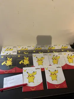 2021 mcdonald's pokemon 25th anniversary sealed packs and full set - Image 1