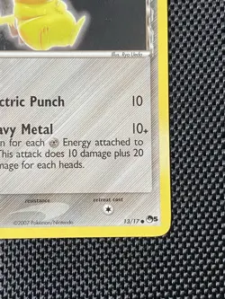 Pikachu 13/17 - Pop Series 5 Non Holo Pokemon Card LP+ - Image 4