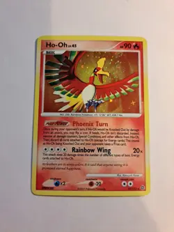 Pokemon TCG Ho-Oh 10/132 Holo Rare Secret Wonders Pokemon Card - Image 1
