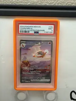 Pokemon TCG Charizard EX 199/165 SV151 Special Illustration Rare PSA9 - Image 1