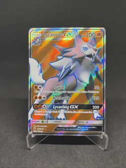 Lycanroc GX (Full Art) 136/147 SM - Burning Shadows Ultra Rare Pokemon Card - Image 1
