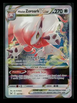 Pokemon TCG - Hisuian Zoroark VSTAR 147/196 - Lost Origin - Image 1