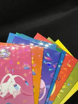 Sleepy Set Eeveelution Lets Go Eevee Database Pokemon Cracked Ice Holo Set of 9 - Image 5