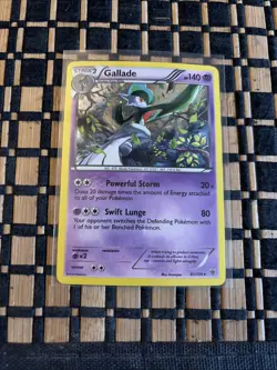 Pokemon TCG Gallade Plasma Storm 61/135 Unlimited Vintage Holo Rare NM - Image 1