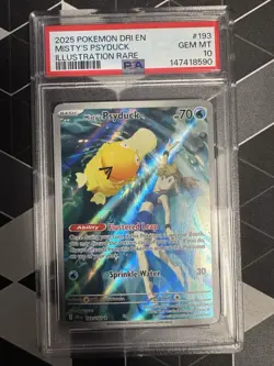 Pokemon Misty's Psyduck Destined Rivals 193 PSA 10 - Image 1