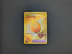 Pokemon TCG Bravery Charm Hyper Rare Gold 175/142 Stellar Crown - Mint - Image 1