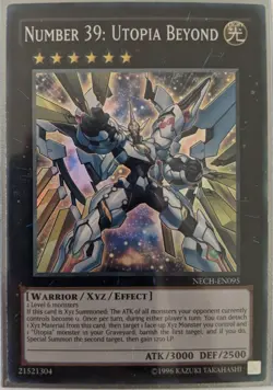 YuGiOh Number 39: Utopia Beyond Super Rare NECH-EN095 - Image 1