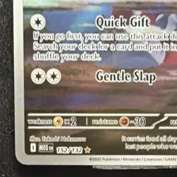 Pokemon Delibird 152/132 Rare Holo MEGIN 2025 Basic 90 HP 30 Power TCG Card - Image 3