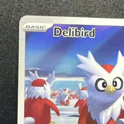 Pokemon Delibird 152/132 Rare Holo MEGIN 2025 Basic 90 HP 30 Power TCG Card - Image 4