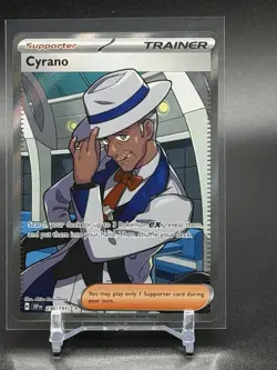 Pokemon TCG Cyrano Holo Rare Card 230/191 Scarlet and Violet Surging Sparks - Image 1