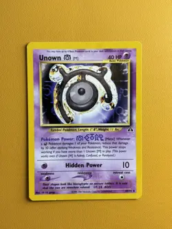 Unown M | 49/75 | Uncommon WOTC Neo Discovery | Pokemon TCG | NM Condition - Image 1