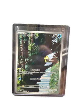 Pokemon TCG Scarlet & Violet Psyduck Holo Illustration Rare Card 175/165 - Image 1