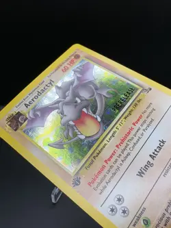 AERODACTYL Prerelease Pokemon Card - WOTC - 1st Edition Fossil 1/62 HOLO LP/NM - Image 5