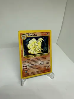 Ninetales Holo Unlimited Rare Pokemon TCG Card 12/102 Base Set - Image 3