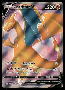 Pokemon Cards Charizard V SWSH050 SWSH Black Star Promo NM - Image 1