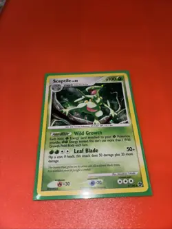 Sceptile 8/106 Holo Rare Pokemon TCG DP Great Encounters LP - Image 1
