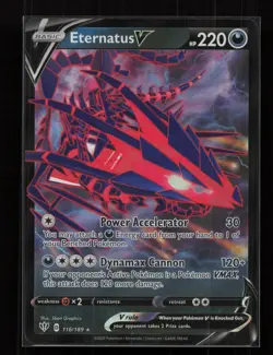 Eternatus V 116/189 Holo Rare V Darkness Ablaze Pokemon Near Mint - Image 1