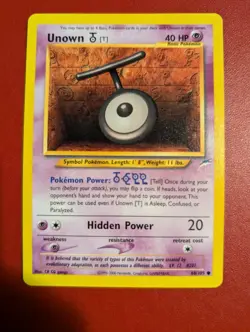 Pokemon Unown T 88/105 WOTC Neo Destiny Near Mint Condition - Image 1