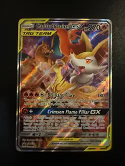 Pokemon SM Promos Charizard & Braixen GX - SM230 (P) #SM230 (Holo) VG - Image 1