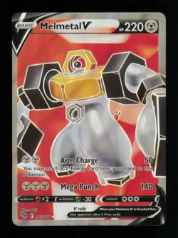 Melmetal V (Full Art) Ultra Rare Pokemon GO 075/078 LP - Image 1