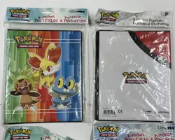 Pokemon Ultra Pro 4 Pocket Portfolio Binder Sealed Lot Of 4 - Image 3